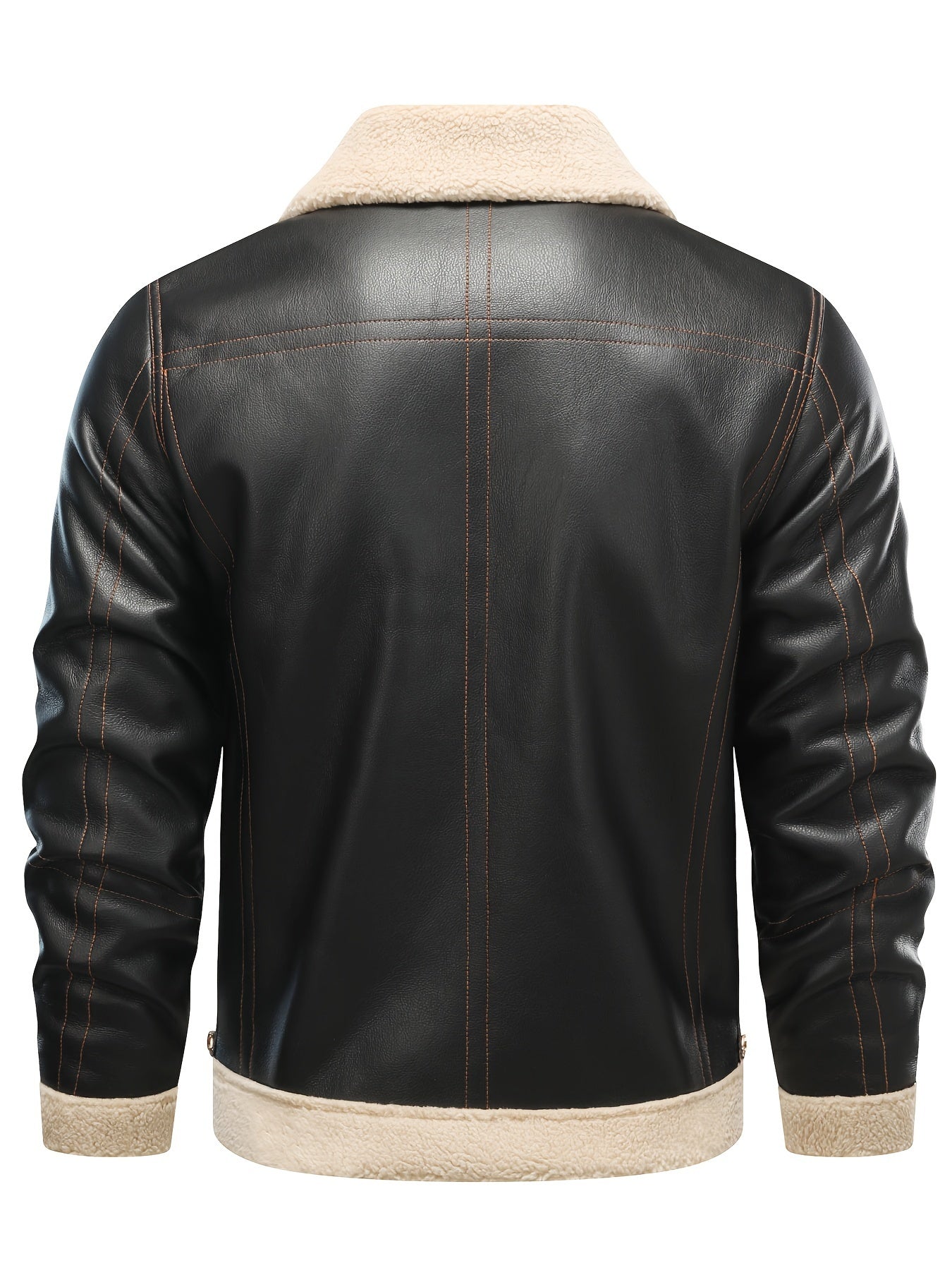 Heren Aviator Leren Jas | Winter Bomberjack | Met Warme Voering