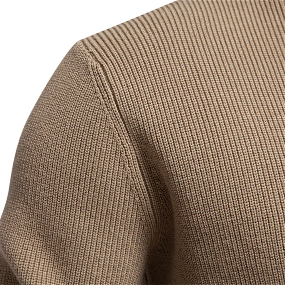 Van Delft Mode® | Herentrui Met Knoopdesign