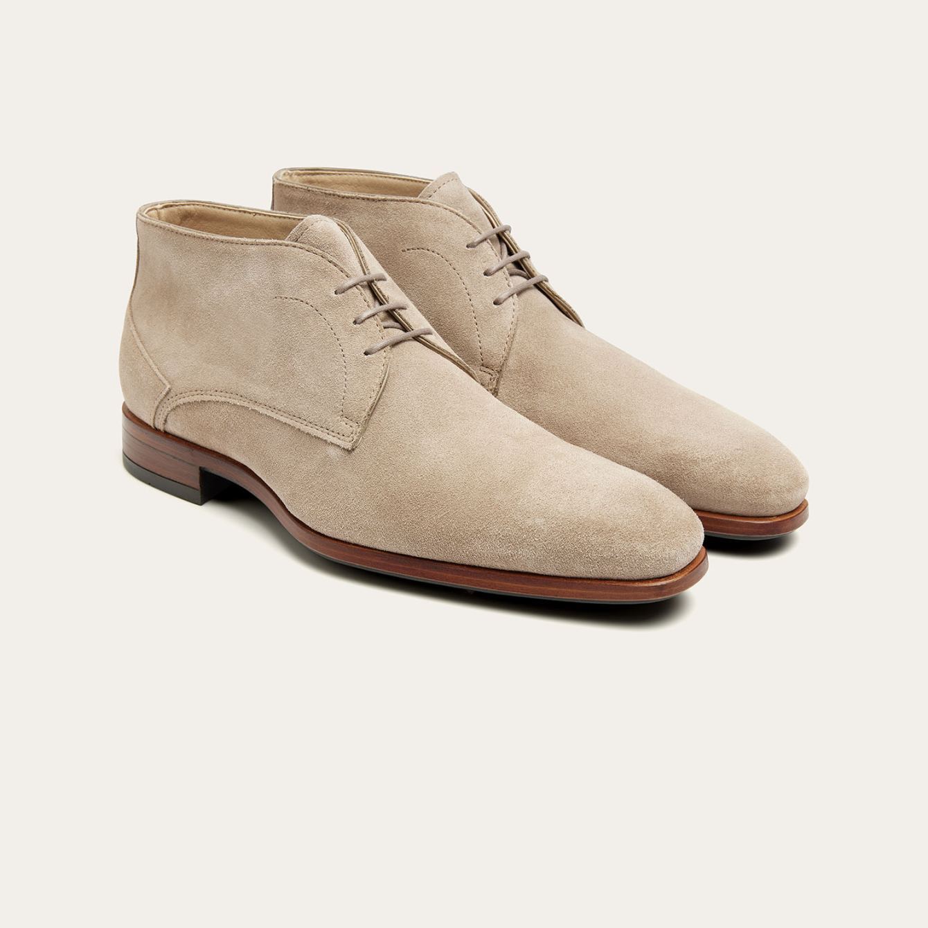 Greve RIBOLLA Roccia Suede halfhoge licht grijs