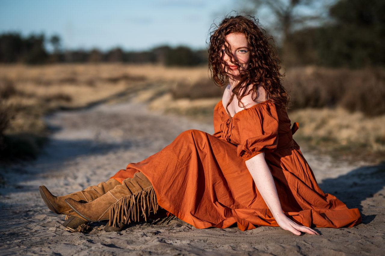 Grace Jurk Warm Oranje