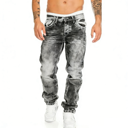 Comfort Stretchjeans voor Heren – Tijdloos Minimalistisch Design, Perfect voor Zomerdagen