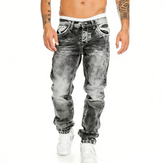 Comfort Stretchjeans voor Heren – Tijdloos Minimalistisch Design, Perfect voor Zomerdagen