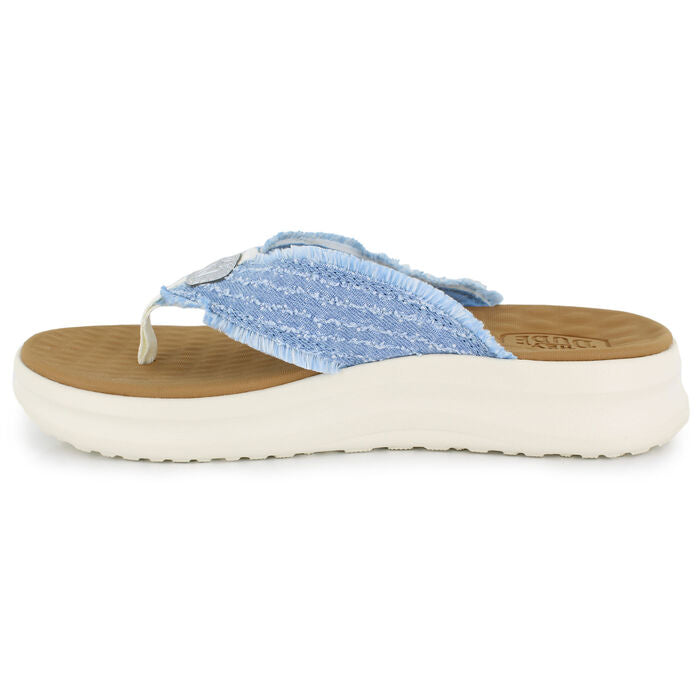 Trendy Dames Slippers – Denim Sterren