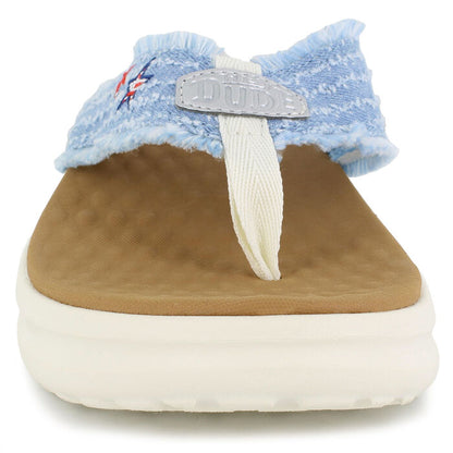 Trendy Dames Slippers – Denim Sterren