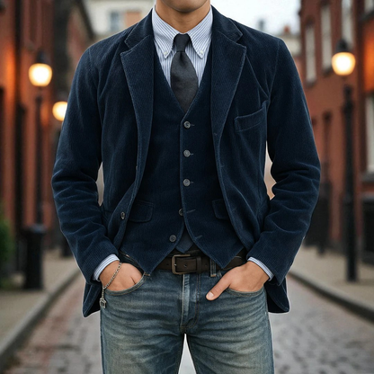 Van Delft Mode® | 2-DELIGE PAK: BLAZER EN VEST
