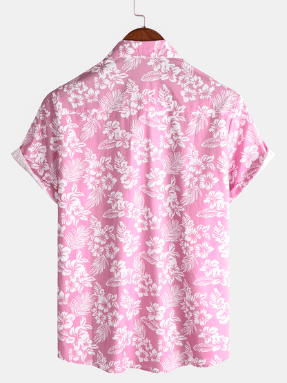 Janado®| Hawaïblouse met korte mouwen en bloemenpatroon