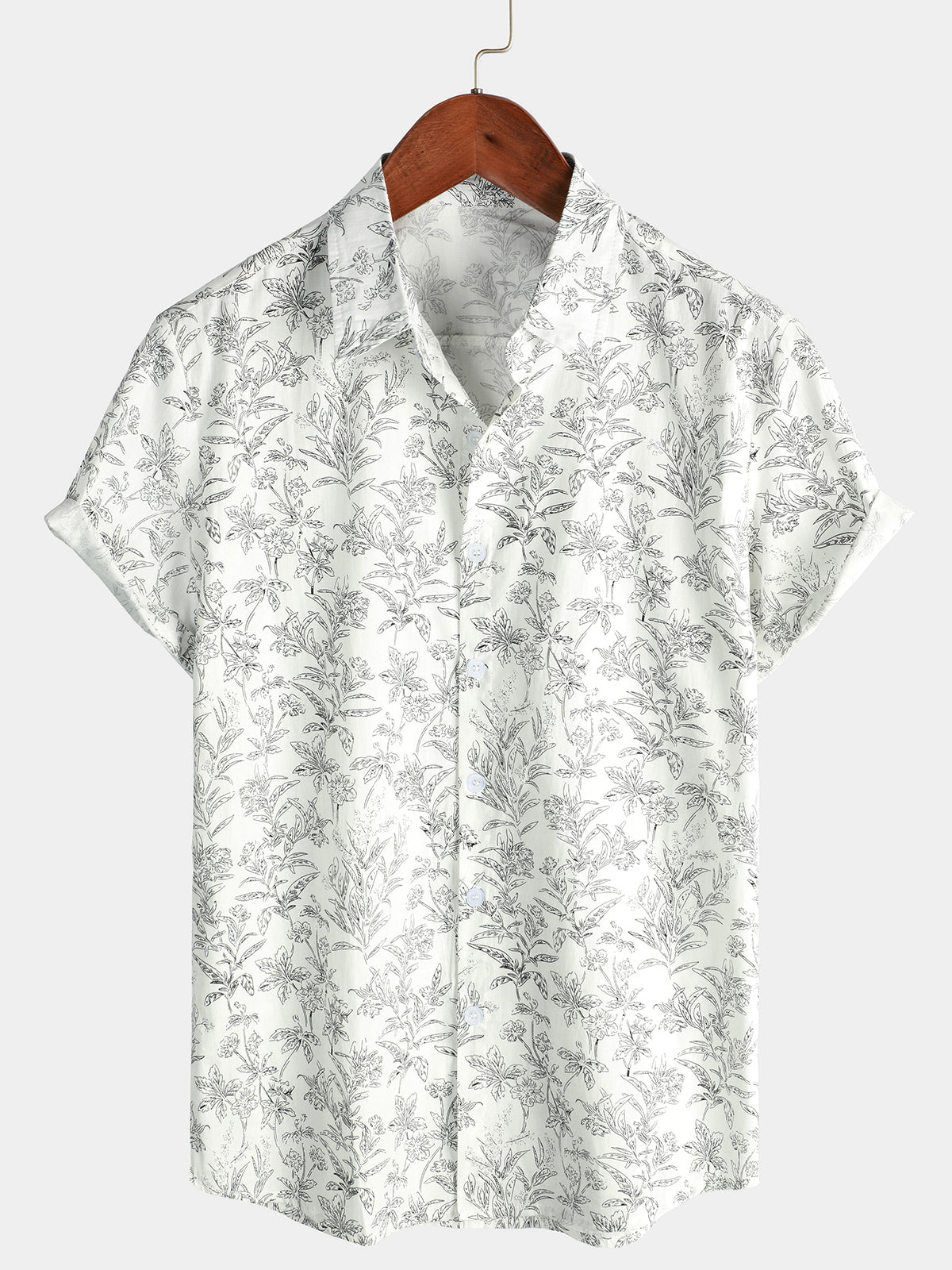 Janado®| Katoenen Hawaii Overhemd met Korte Mouwen