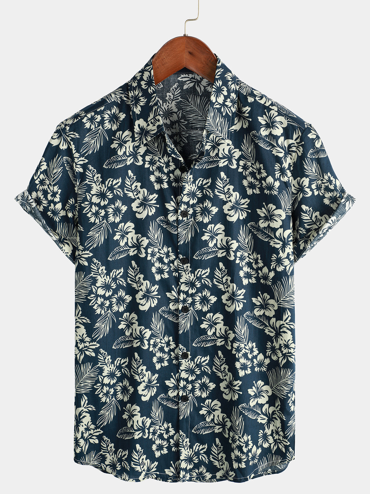 Janado®| Katoenen Hawaii Overhemd met Korte Mouwen
