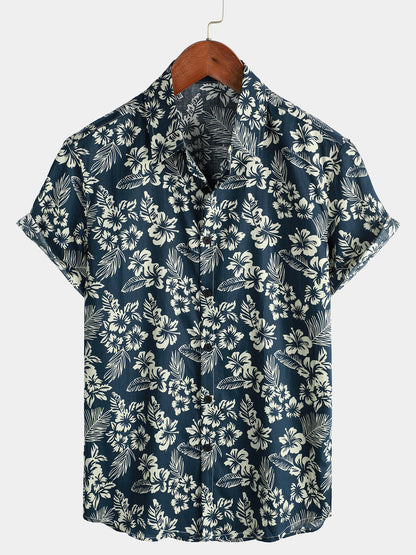 Janado®| Katoenen Hawaii Overhemd met Korte Mouwen
