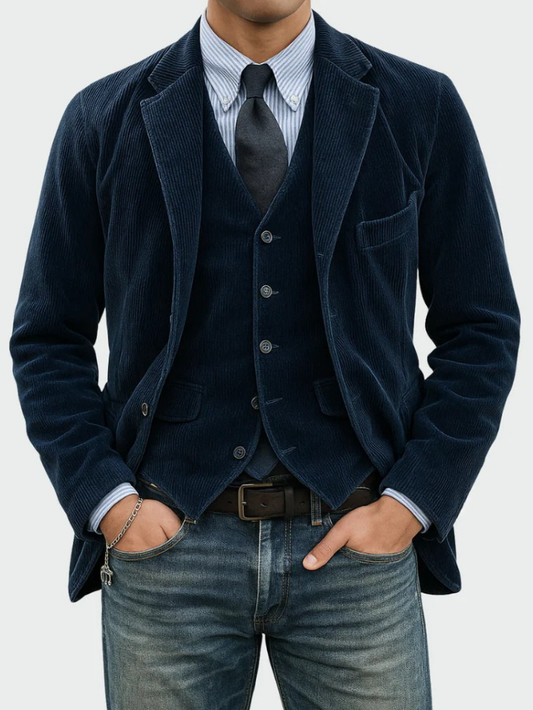 Van Delft Mode® | 2-DELIGE PAK: BLAZER EN VEST