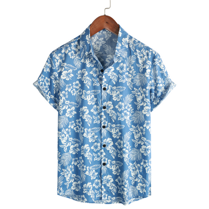 Janado®| Hawaïblouse met korte mouwen en bloemenpatroon