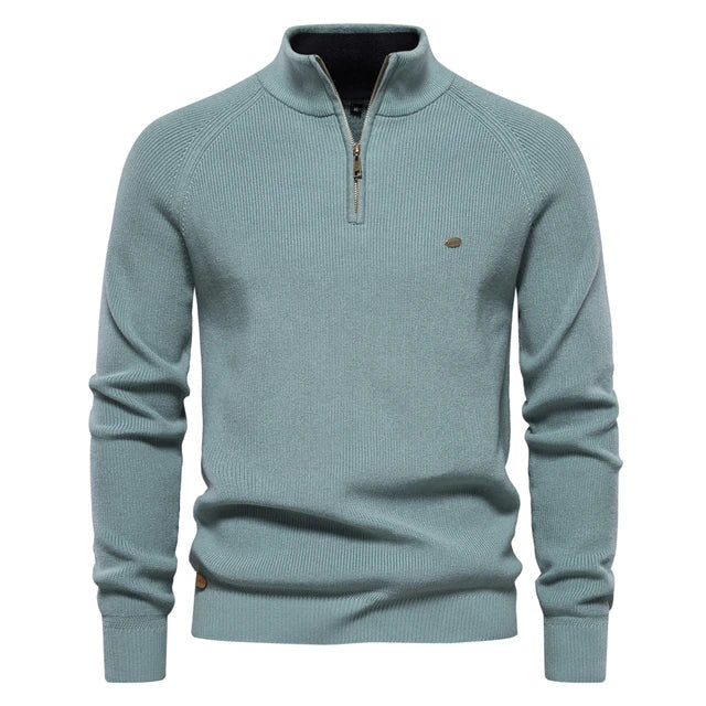 Van Delft Mode® | Gebreide Zip-Up Trui
