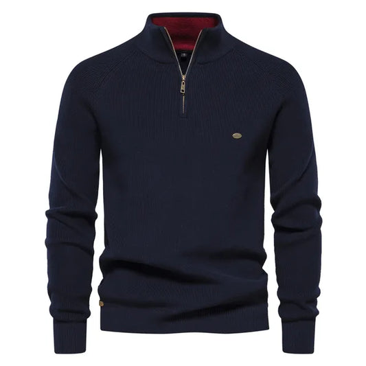 Van Delft Mode® | Gebreide Zip-Up Trui