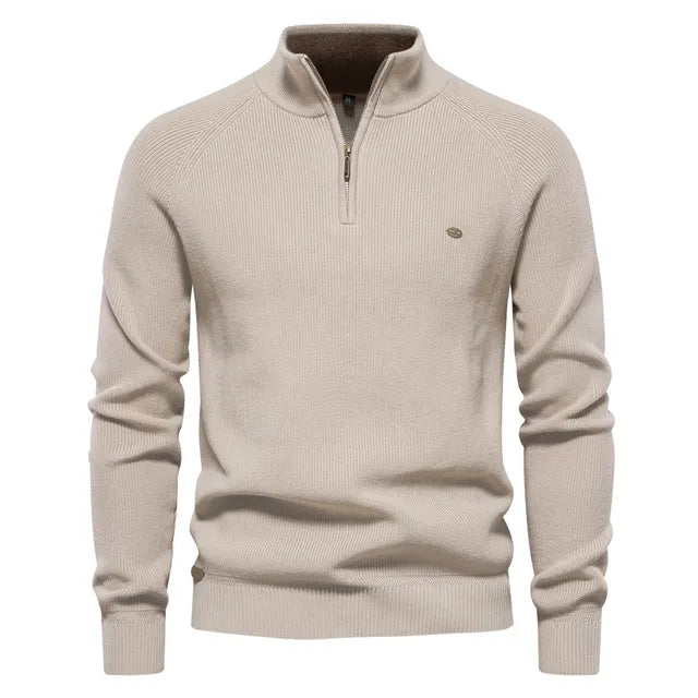 Van Delft Mode® | Gebreide Zip-Up Trui