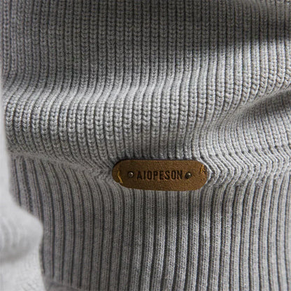 Van Delft Mode® | Gebreide Zip-Up Trui
