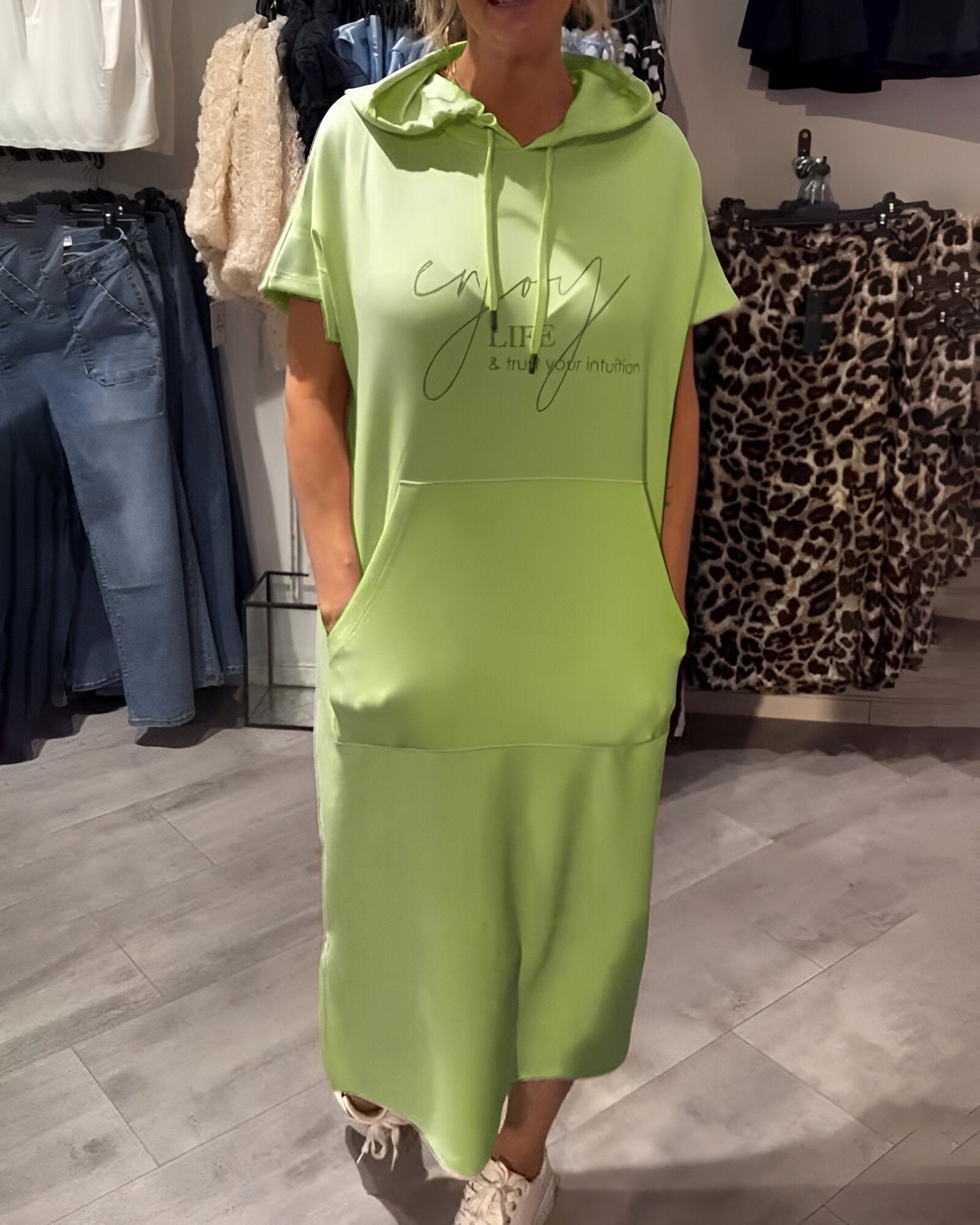 MAREN | Comfortabele hoodie-jurk voor elke dag