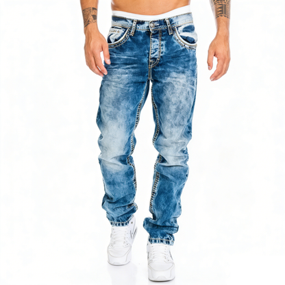 Comfort Stretchjeans voor Heren – Tijdloos Minimalistisch Design, Perfect voor Zomerdagen