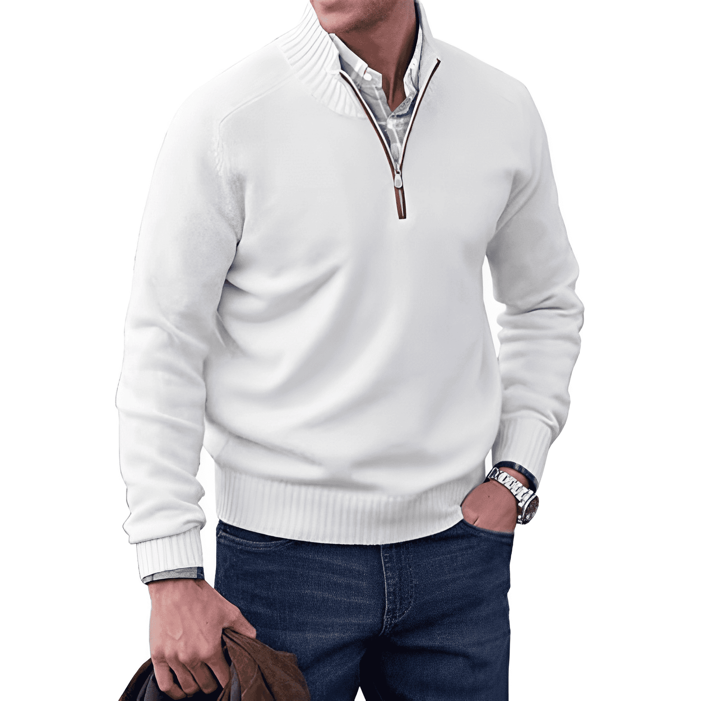 Van Delft Mode® | Moderne Zip Trui
