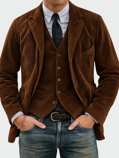 Van Delft Mode® | 2-DELIGE PAK: BLAZER EN VEST