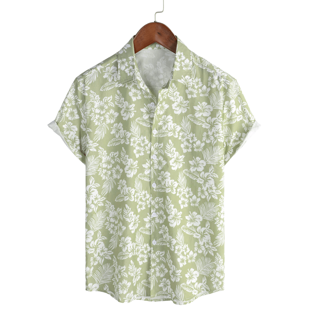 Janado®| Hawaïblouse met korte mouwen en bloemenpatroon