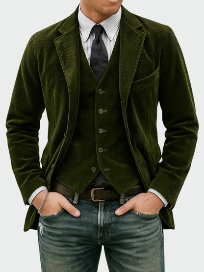 Van Delft Mode® | 2-DELIGE PAK: BLAZER EN VEST