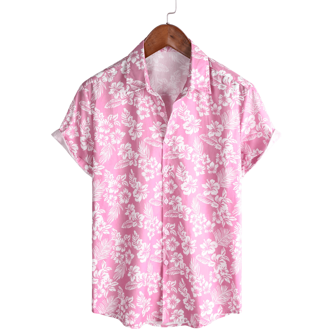 Janado®| Hawaïblouse met korte mouwen en bloemenpatroon