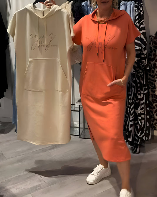 MAREN | Comfortabele hoodie-jurk voor elke dag