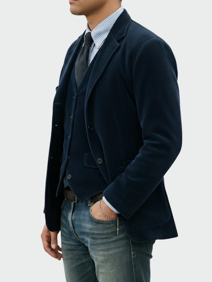 Van Delft Mode® | 2-DELIGE PAK: BLAZER EN VEST