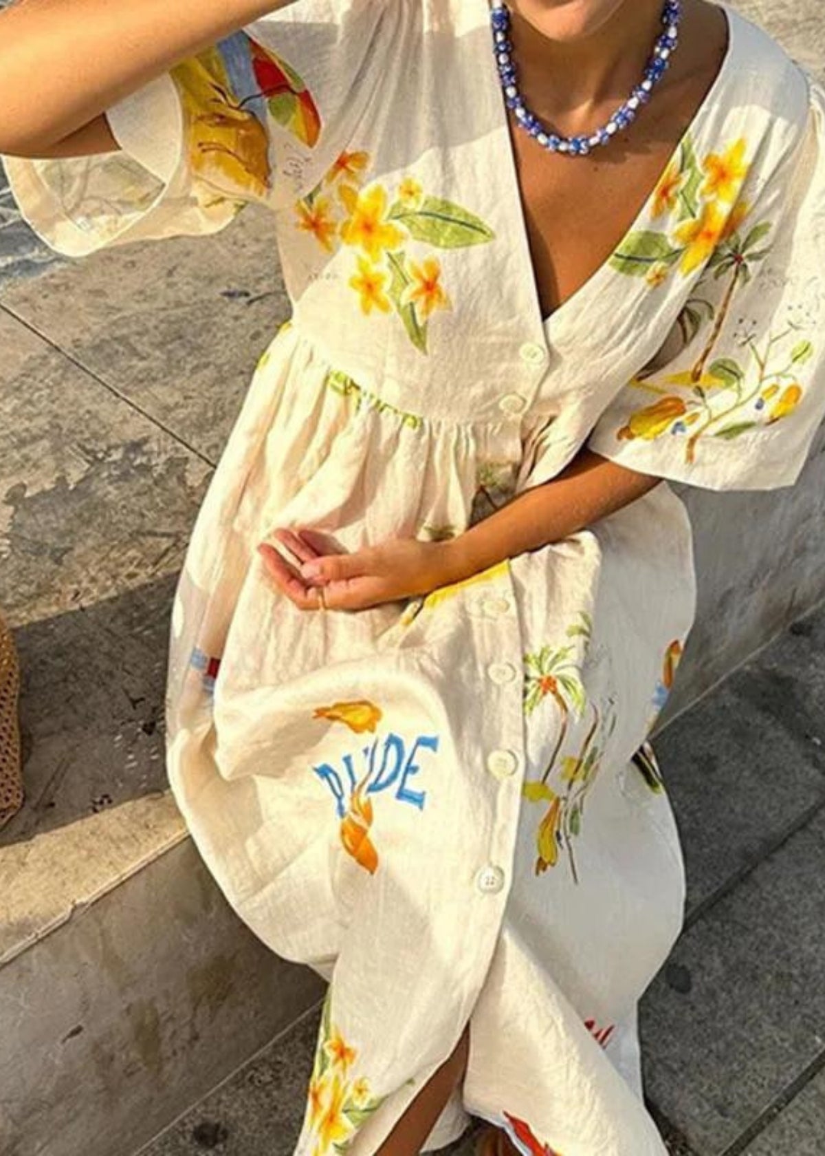 Ilona | Mediterrane jurk