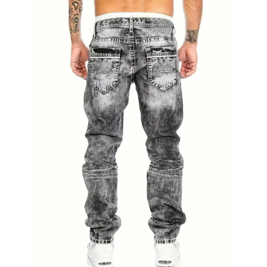 Comfort Stretchjeans voor Heren – Tijdloos Minimalistisch Design, Perfect voor Zomerdagen