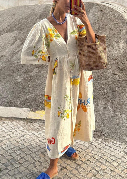 Ilona | Mediterrane jurk