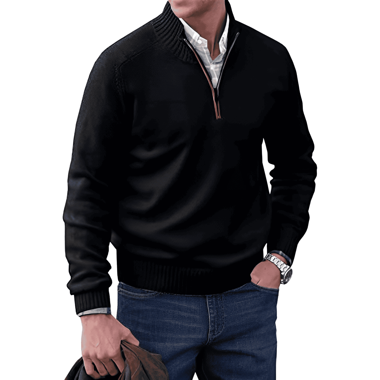 Van Delft Mode® | Moderne Zip Trui