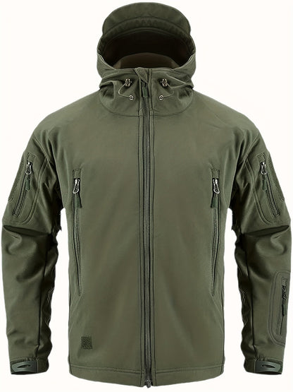Heren Tactical Softshell Jas | Wind- & Waterdicht | Outdoor & Militair Stijl