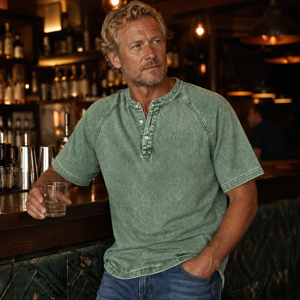 Tulsa | Vintage herenoverhemd met knopen