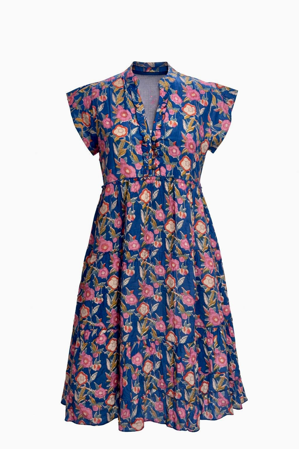 Amore midi jurk Blauw