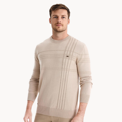 Janado® | Katoenen Herentrui Met Streepdesign