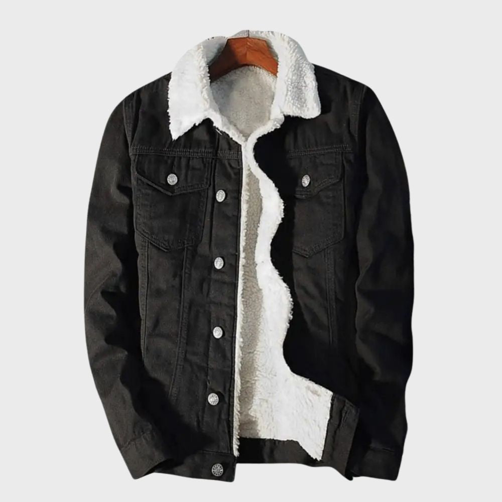Heren Spijkerjas met Sherpa Voering | Warm & Stijlvol | Regular Fit