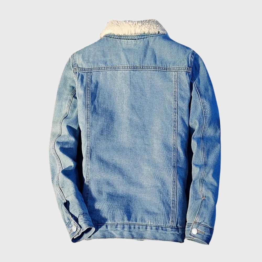 Heren Spijkerjas met Sherpa Voering | Warm & Stijlvol | Regular Fit