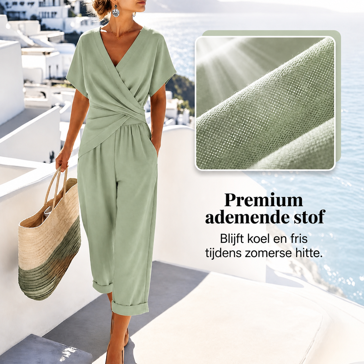 Colette™ – Elegante damesjurk met V-hals