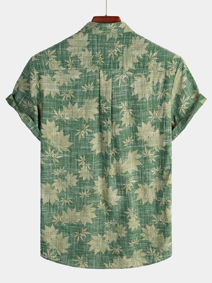 Janado®| Katoenen Hawaii Overhemd met Korte Mouwen