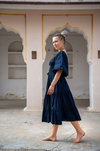 Tara Jurk Midi Marine