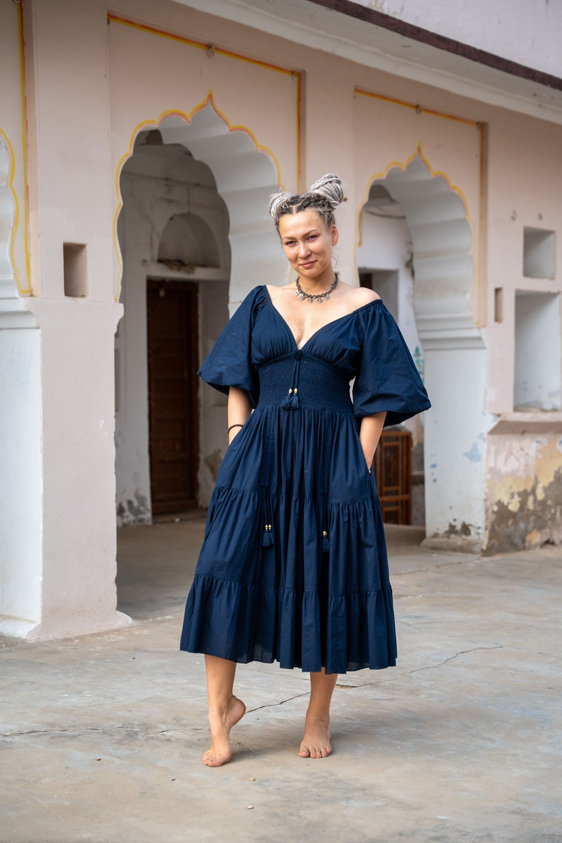 Tara Jurk Midi Marine