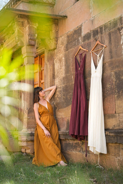 Inanna Festival jurk Turmeric