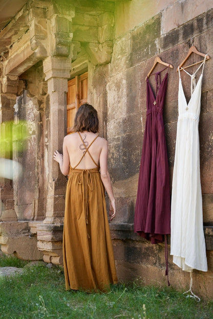 Inanna Festival jurk Turmeric