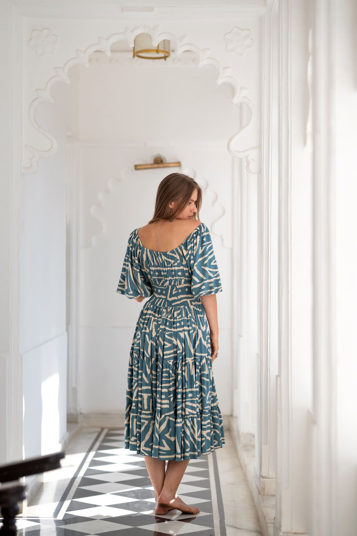 Tara Jurk Midi Print