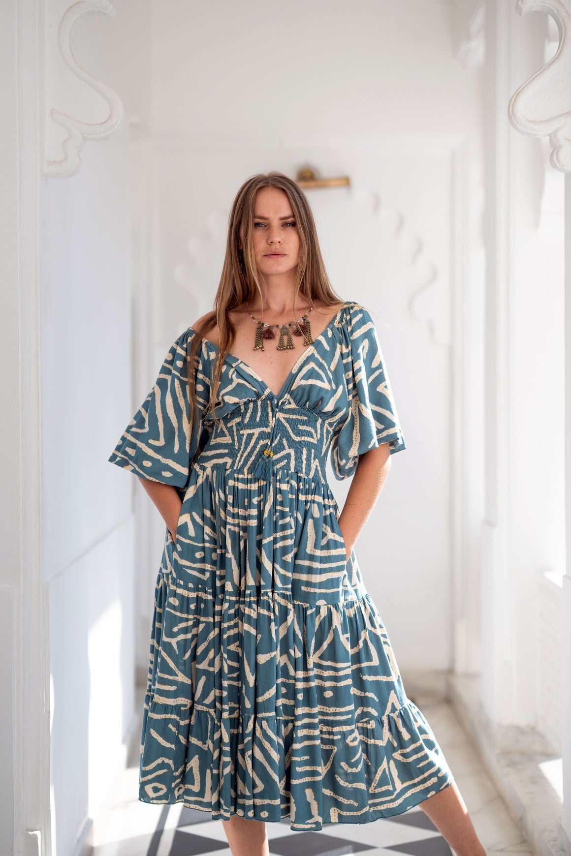 Tara Jurk Midi Print