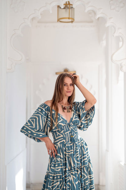 Tara Jurk Midi Print