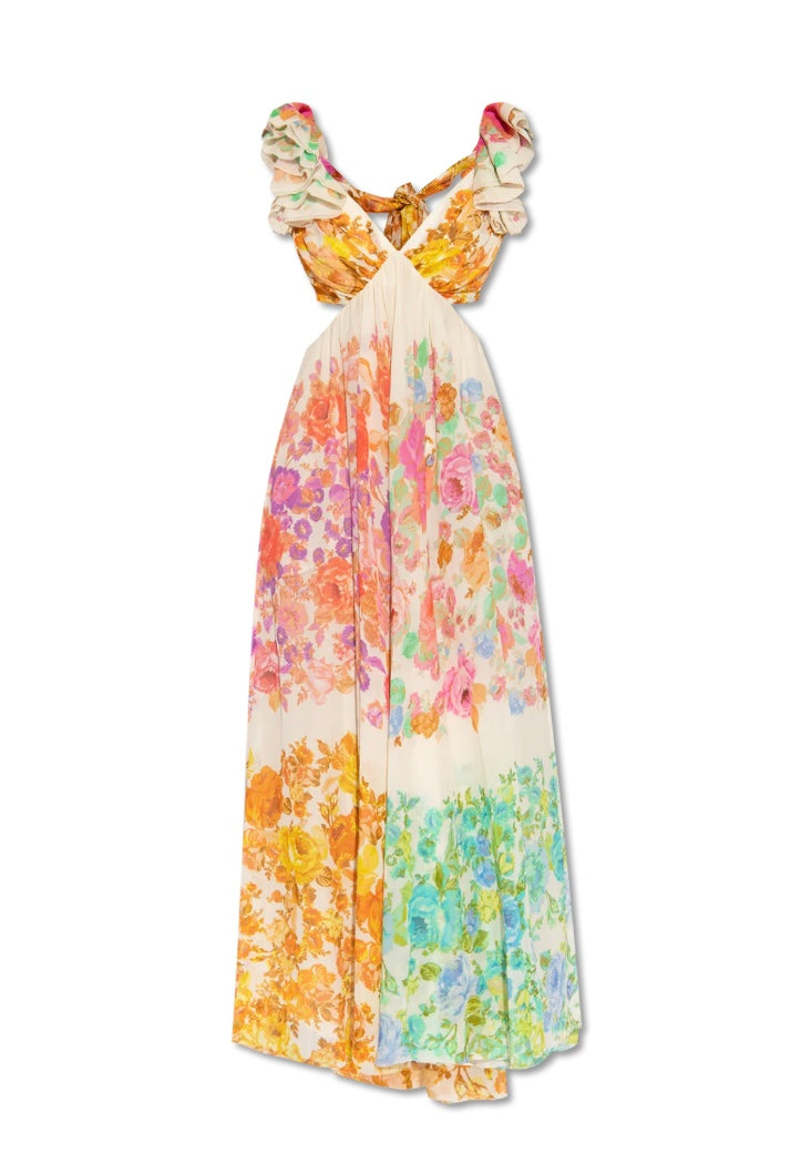 Kyra | zomerjurk met bloemenprint