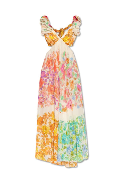 Kyra | zomerjurk met bloemenprint