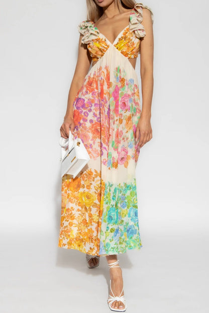 Kyra | zomerjurk met bloemenprint